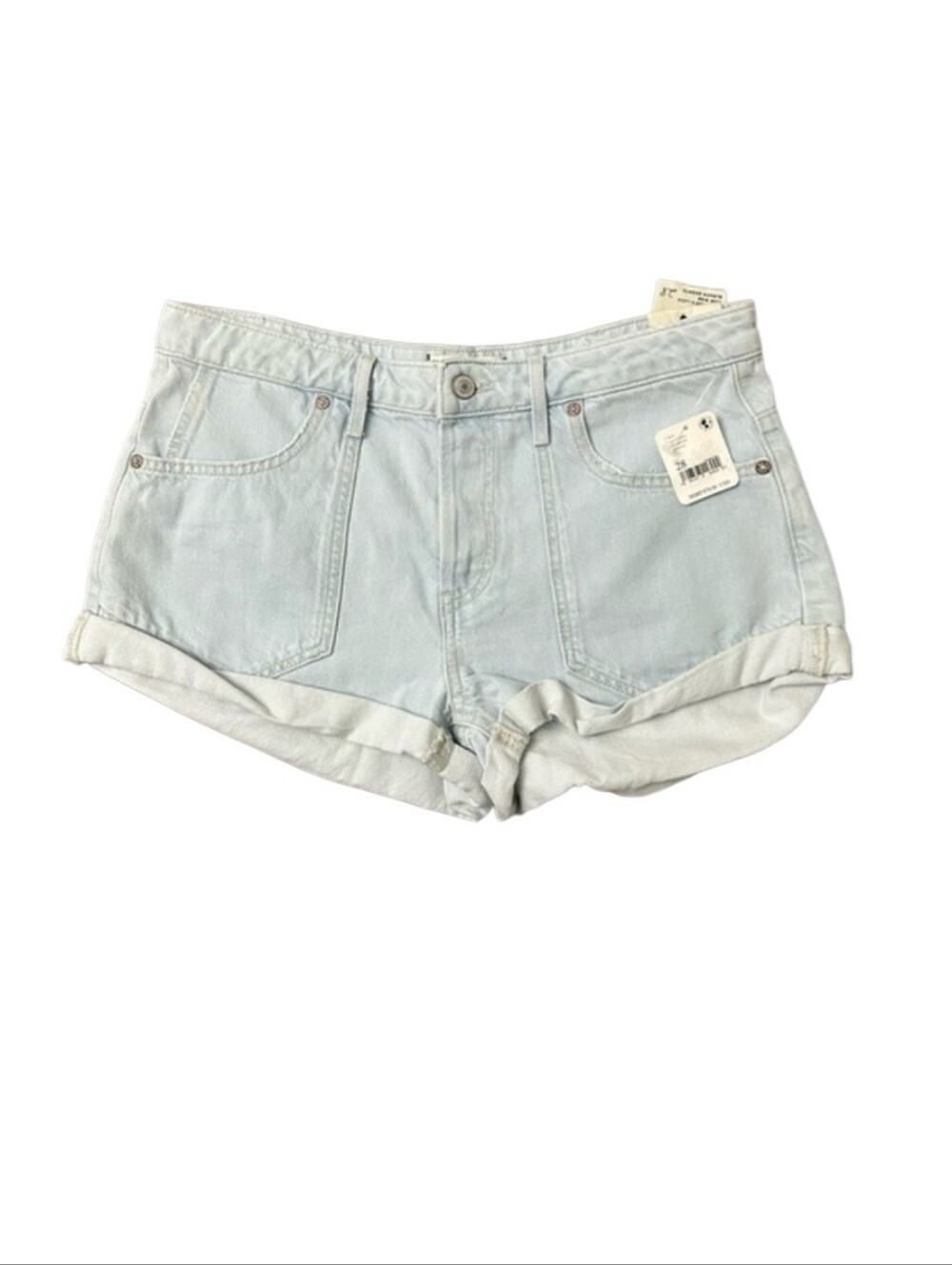 NWT Free People Beginners Luck Low Rise Slouch Short size 31 - Picture 6 of 8